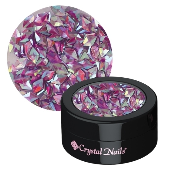 Nail decoration glitter 3d #violet
