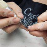 Dry manicure trockene maniküre