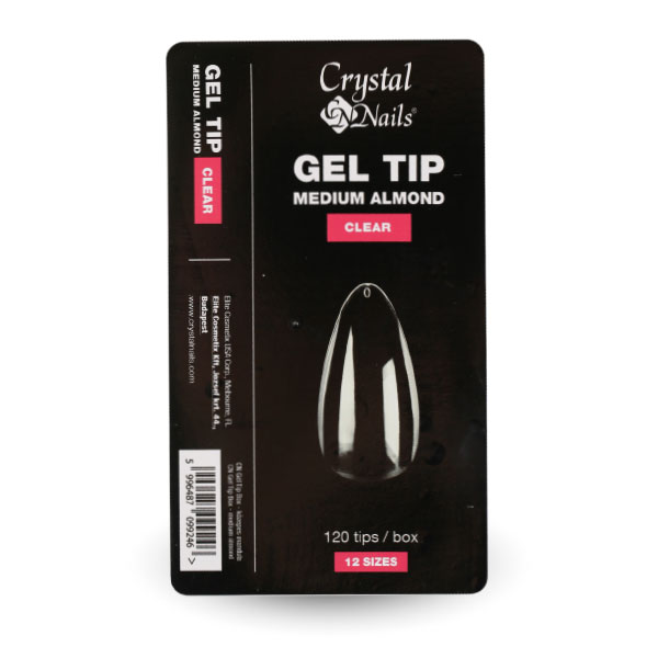 Gel tip box – medium almond 120 pcs gel tip box - medium almond 120 pcs