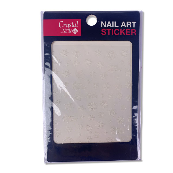 Gel tip box – medium almond 120 pcs nail stickers (cb-065) white christmas