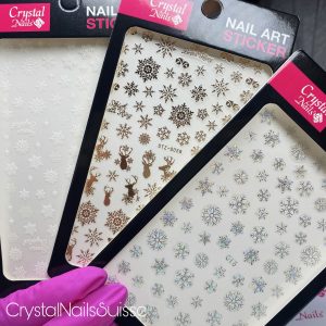 - Nail Stickers (CB-065) White Christmas